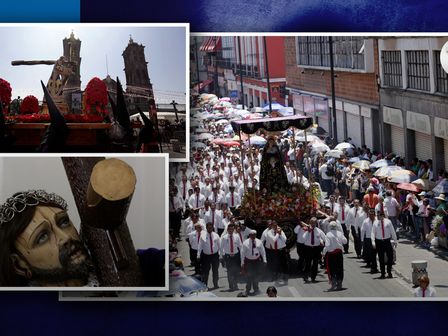 Procesión de Viernes Santo en Puebla | Margarita Salmorán