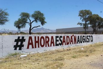 Barda en apoyo a Adán Augusto López. | Jorge Avilés González