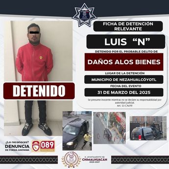 Autoridades mexiquenses dieron seguimiento a la camioneta Chevrolet implicada en el intento de secuestro / Ayuntamiento de Chimalhuacán