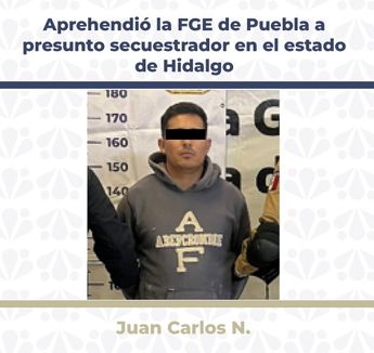 Juan Carlos N. presentado ante la Fiscalía General del Estado (FGE) de Puebla / Cortesía