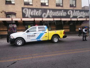 La Policía de Monterrey se movilizó hasta un hotel del Centro de la Ciudad. | Cortesía