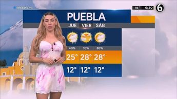 Pronóstico del tiempo para Puebla, con Jessica de Luna - 01 de Junio de 2022