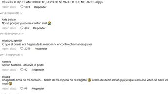 Mensajes usuarios TikToks sobre Adrián Marcelo