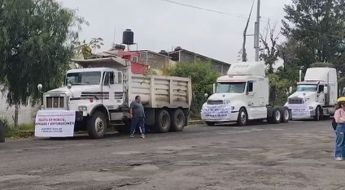 Alrededor de un centenar de tráileres y vehículos de carga participaría en la manifestación de transportistas en Michoacán