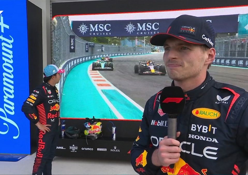 El ganador del GP de Miami Max Verstappen / @f1