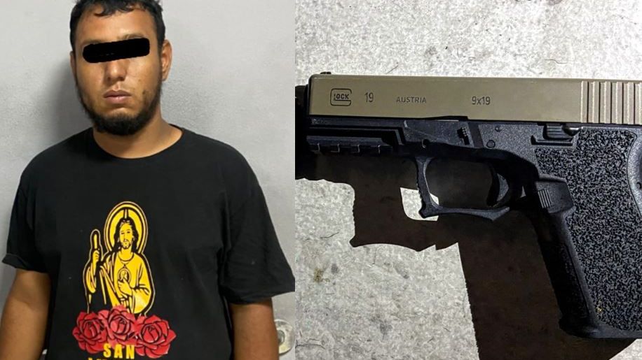 El hombre fue arrestado por elementos de la Proxpol de Escobedo. | Cortesía