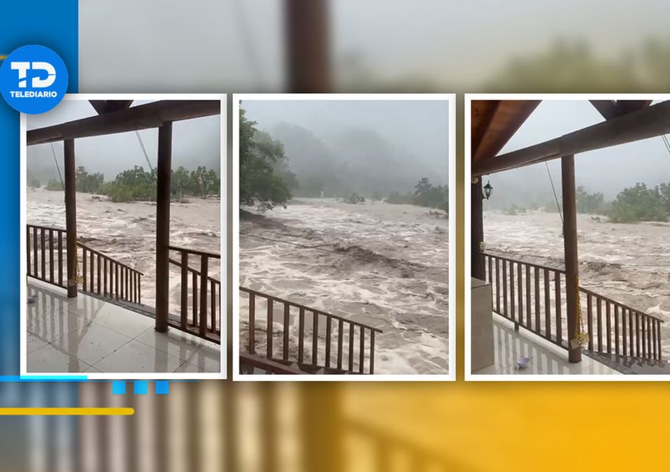Habitantes del sur del estado reportaron crecimiento de ríos por lluvias. | Especial