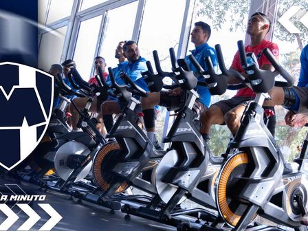Rayados entrenando tras la victoria ante Necaxa en Liga MX / @Rayados
