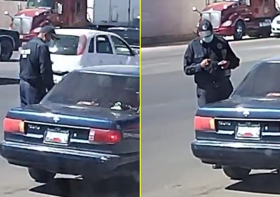 Captan a agente de Tránsito de Durango recibiendo un soborno