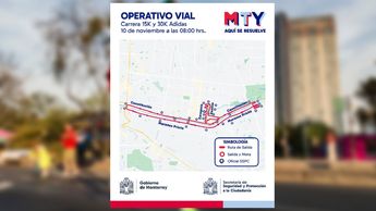El cierre vial iniciará a las 8:00 horas.| Especial