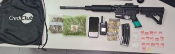 Armas y drogas fueron aseguradas a los hombres vinculados a proceso. | Cortesía