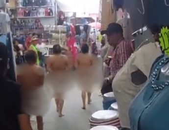 Sin ropa y con la cabeza rapada fue como las mujeres fueron obligadas a recorrer los pasillos del tianguis de Texmelucan / Especial