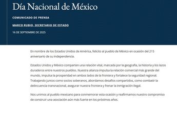 Estados Unidos felicitó al pueblo de México a través de un comunicado oficial emitido desde Washington | Departamento de Estado
