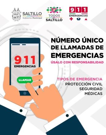 Mediante la aplicación 911 puedes reportar situaciones de emergencia o peligro.