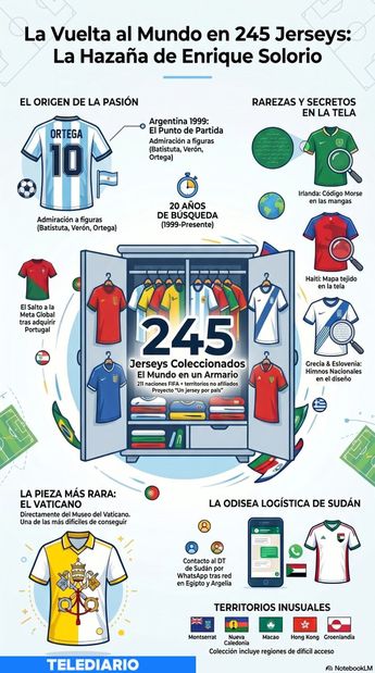 La historia comenzó con la adquisición de una camiseta de la selección de Argentina, inspirada en el equipo del Mundial de Francia 1998. | NotebookLM
