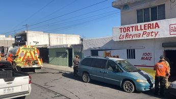 El propietario de la tortillería sufrió quemaduras de segundo y tercer grado. | Édgar Plata