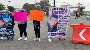 La familia de Diego Cordero Sánchez bloqueó la México-Puebla para exigir respuestas.