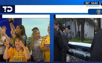 María Julia festeja victoria de Tigres frente a Luis Carlos | Especial