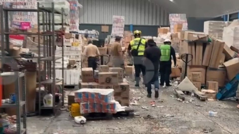 La bodega, asegurada por la Fiscalía Edomex, está infestada con ratas y cucarachas | Osvaldo Müller