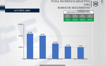 Índice de delincuencia en Jalisco / Sistema Nacional de Seguridad Pública