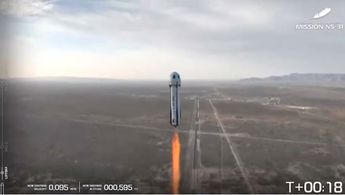 Katy Perry llegó al espacio.