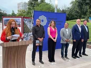 Inauguración de la exposición fotográfica sobre el Cerro del Topo Chico. | Uriel Reyna