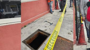 Explosón en registro de gas en Monterrey