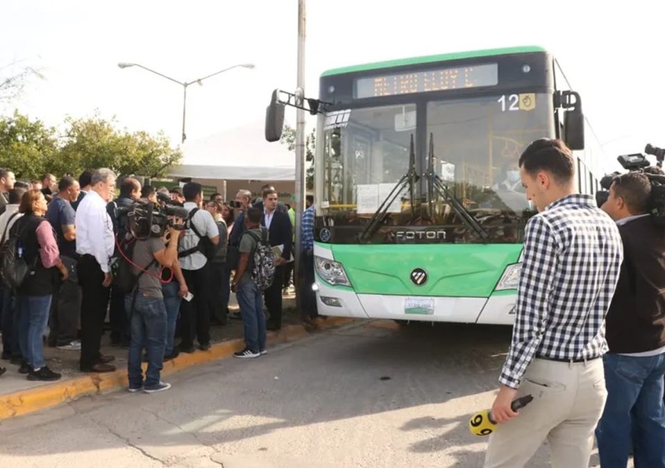 Inauguran nueva ruta de Transmetro Dos Ríos-Eloy Cavazos en Guadalupe