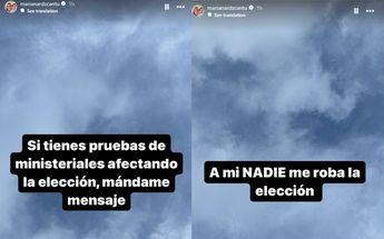 Mariana Rodríguez a través de sus historias de Instagram | Especial