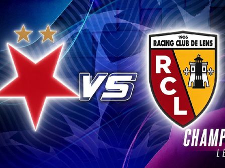 Slavia Praga y Lens se verán las caras en la primera jornada de la Champions League.