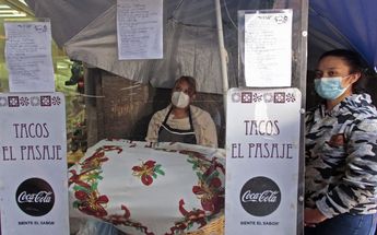 Tacos placeros en el conocido pasaje del Ayuntamiento de Puebla | Melanie Torres
