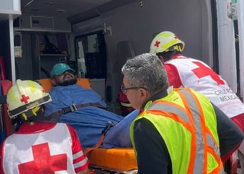 El trabajador de 32 años fue trasladado a un hospital tras sufrir una lesión grave en la mano. | Jesús Villegas