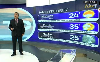 Clima en Monterrey lunes 10 de junio