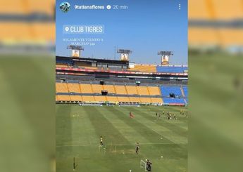 Historia de Instagram de Tatiana Flores en Monterrey / CORTESÍA: @9tatianaflores