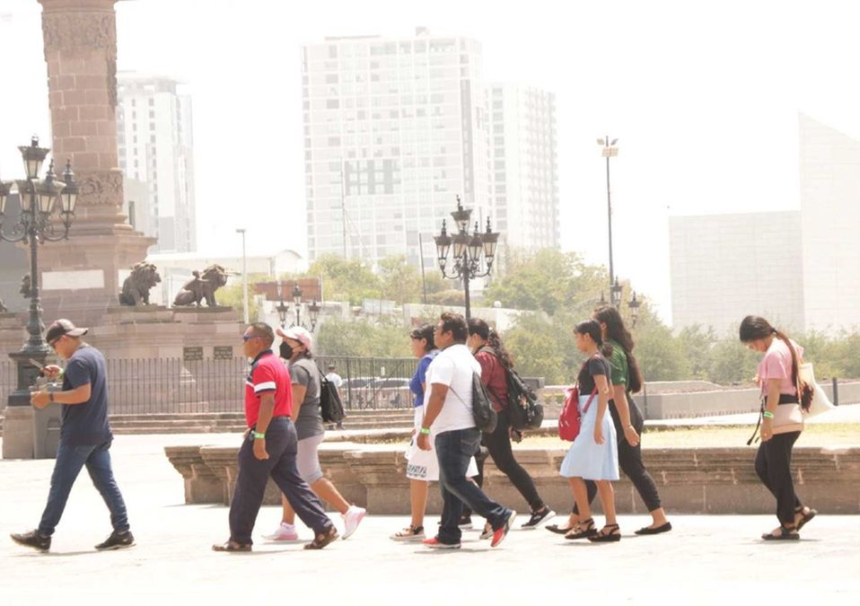 Calor en Monterrey. | Raúl Palacios