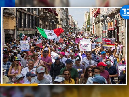 La Marcha por la Democracia tomará las calles de la Ciudad de México y otros estados / Antonio Texta.