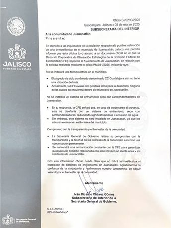 La termoeléctrica había generado gran oposición en el municipio, principalmente por el temor a su impacto ambiental | Telediario