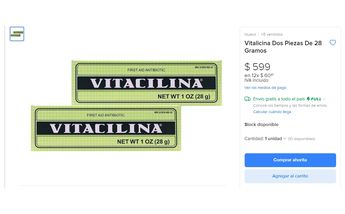 Ante el desabasto de Vitacilina, los precios en internet se han disparado
