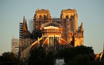Catedral de Notre Dame en 2020, después del incendio / AFP