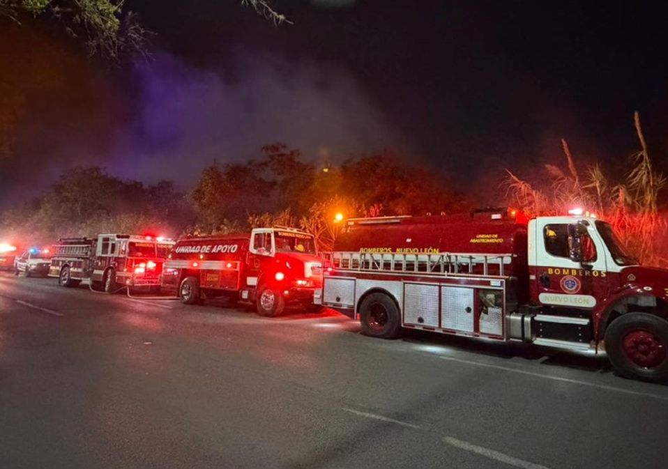 El primer incendio ocurrió en la colonia Artículo 27 Fomerrey 96, en Monterrey. | Cortesía