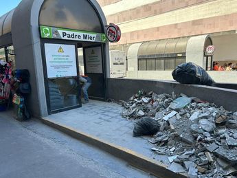La estación Padre Mier de la Línea 2 aún está cerrada al público. | Pedro Delgado