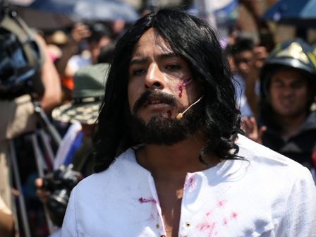 Condena a muerte de Jesús en Viacrucis Iztapalapa 2024 | Araceli López