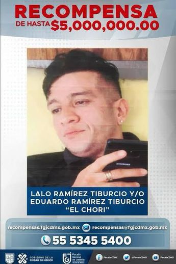 Ficha de recompensa por El Chori