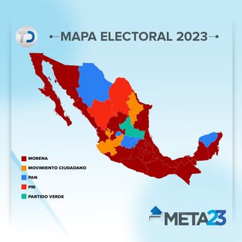 Mapa electoral 2023 actual