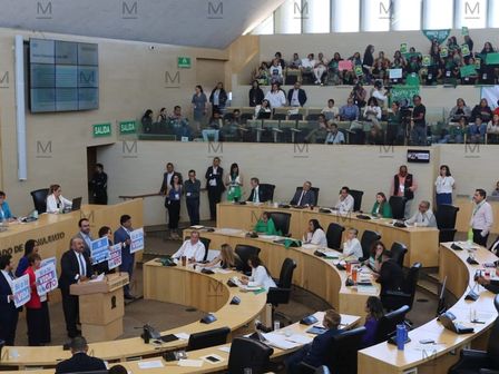 La votación en el pleno del Congreso es un momento crucial para determinar si Guanajuato avanza hacia la despenalización del aborto. | Daniela Béjar