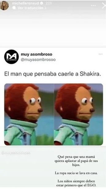 Michelle Renaud arremetió contra Shakira tras lanzar su nueva canción y usuarios la atacaron.