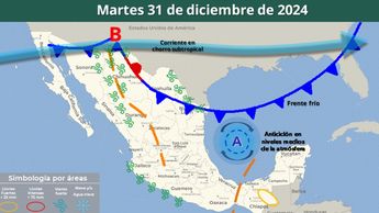 Frente frío 1 de enero