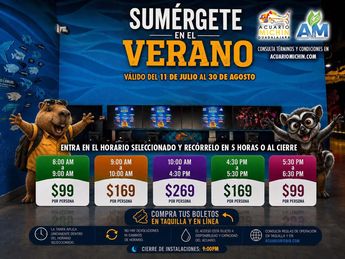 Promociones del verano 2026. | Acuario Michin Guadalajara