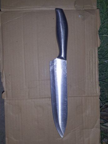 Cuchillo presuntamente usado por la mujer para agredir a su esposo. | Cortesía