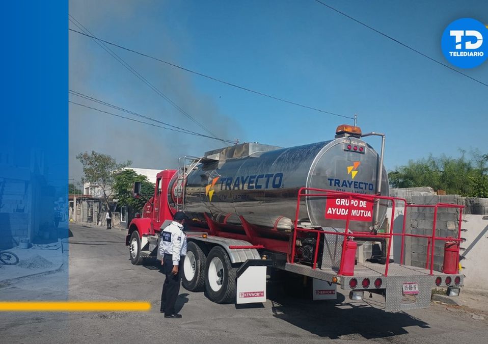 Incendio en río Pesquería | Israel Santacruz